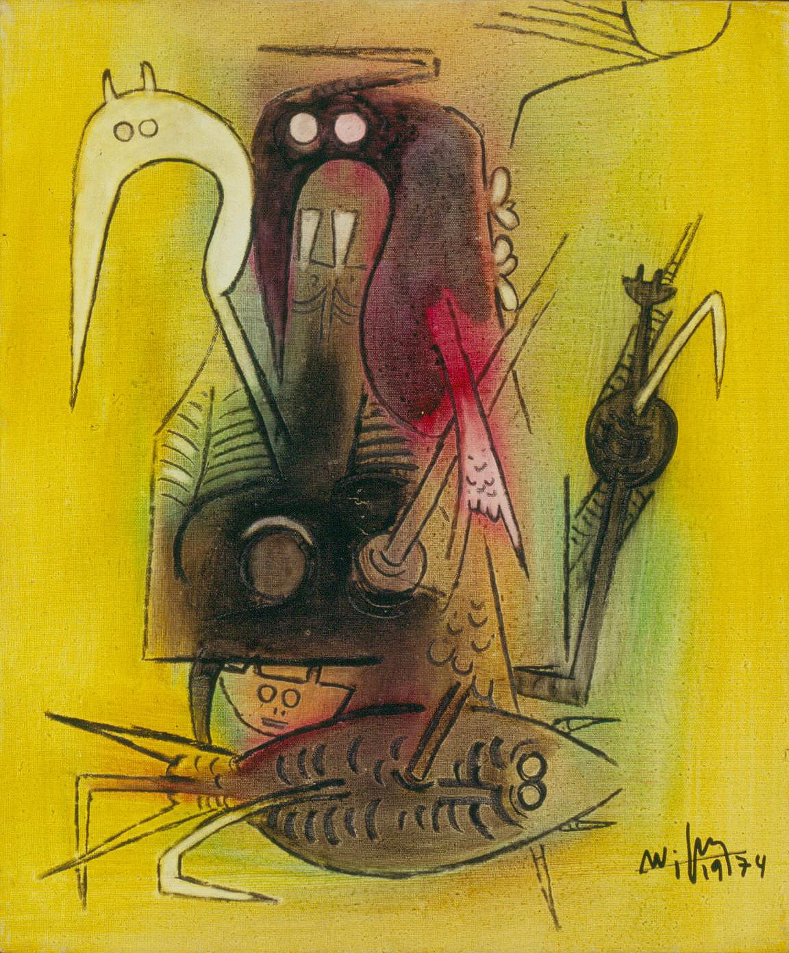 The Solo Exhibition of Wifredo Lam's Artworks